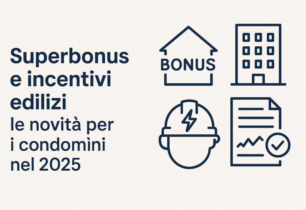 Superbonus e incentivi edilizi: le novità per i condomìni nel 2025